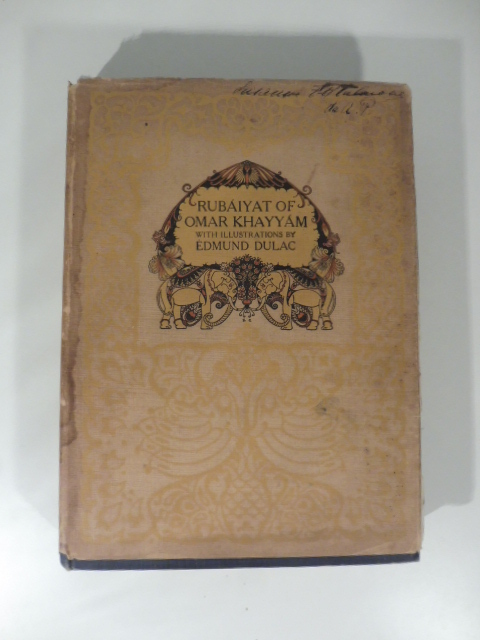 Rubaiyat of Omar Khayyam rendered into English Version by Edward Fitzgerald with illustrations by Edmund Mulac